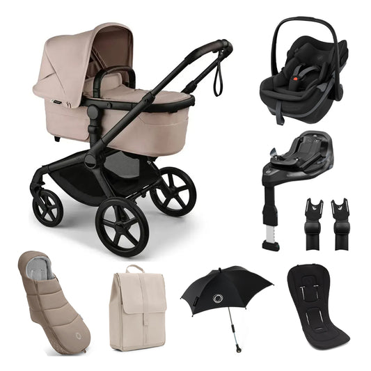 Fox 5 Renew Complete, Maxi-Cosi Pebble Slide Pro & Familyfix Slide Pro Base Travel System Bundle