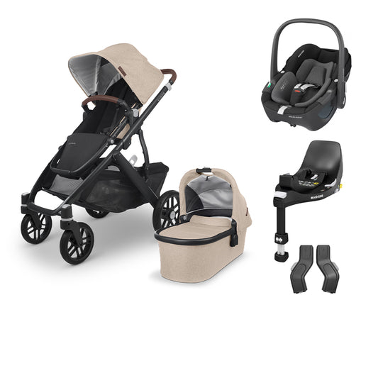 Vista V2, Maxi Cosi Pebble 360 & Familyfix 360 Base Travel System Bundle