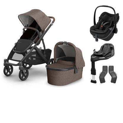 Vista V3, Maxi-Cosi Pebble Slide Pro & Familyfix Slide Pro Base Travel System Bundle