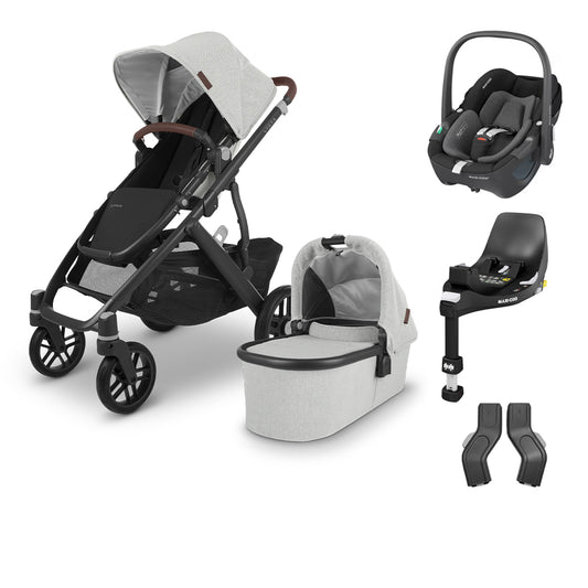 Vista V2, Maxi Cosi Pebble 360 & Familyfix 360 Base Travel System Bundle