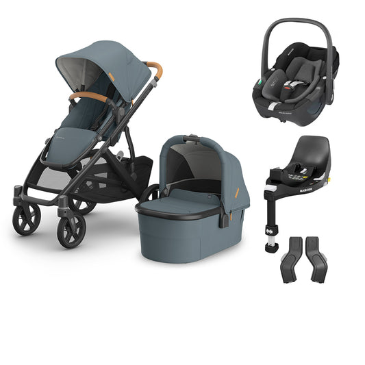 Vista V3, Maxi Cosi Pebble 360 & Familyfix 360 Base Travel System Bundle