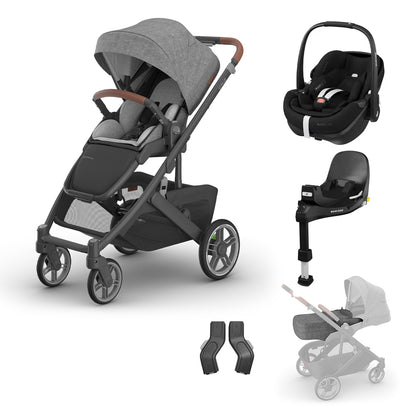 Cruz V3 & Infant Cover, Maxi Cosi Pebble 360 Pro² & Familyfix 360 Pro Base Travel System Bundle