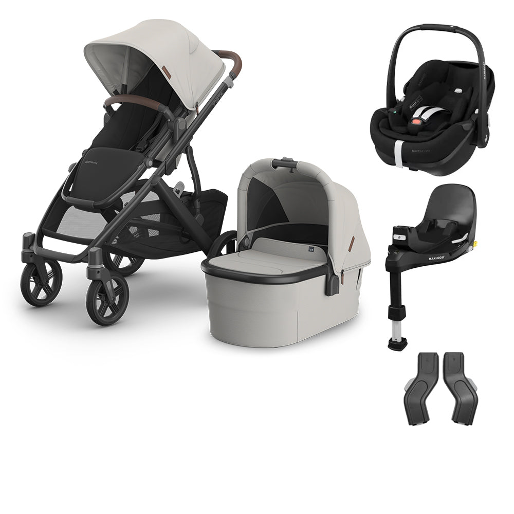 Vista V3 Dillan & Savannah, Maxi Cosi Pebble 360 Pro² & Familyfix 360 Pro Base Travel System Bundle
