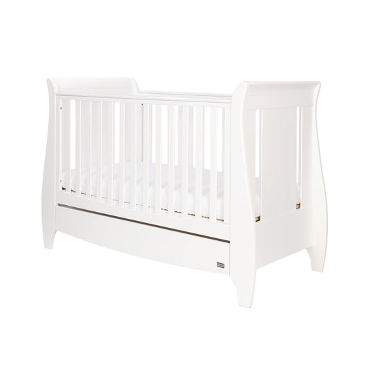 Lucas Sleigh 3in1 Cot Bed - White