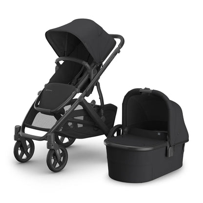 Vista V3 Uppababy Black | Pushchairs & Prams | Kaliedy Ireland's Baby Shop