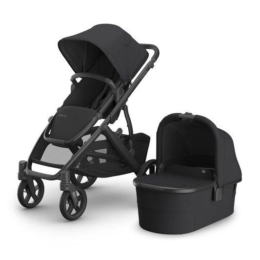 Vista V3 Uppababy Black | Pushchairs & Prams | Kaliedy Ireland's Baby Shop