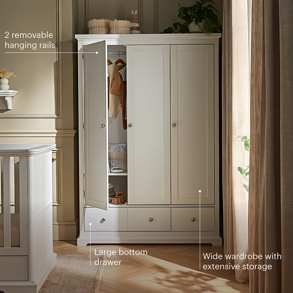 Beaumont Triple Wardrobe