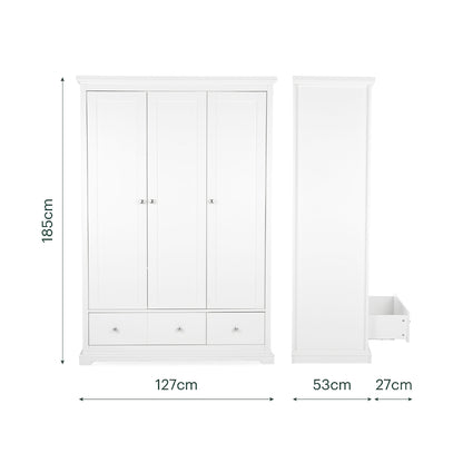 Beaumont Triple Wardrobe