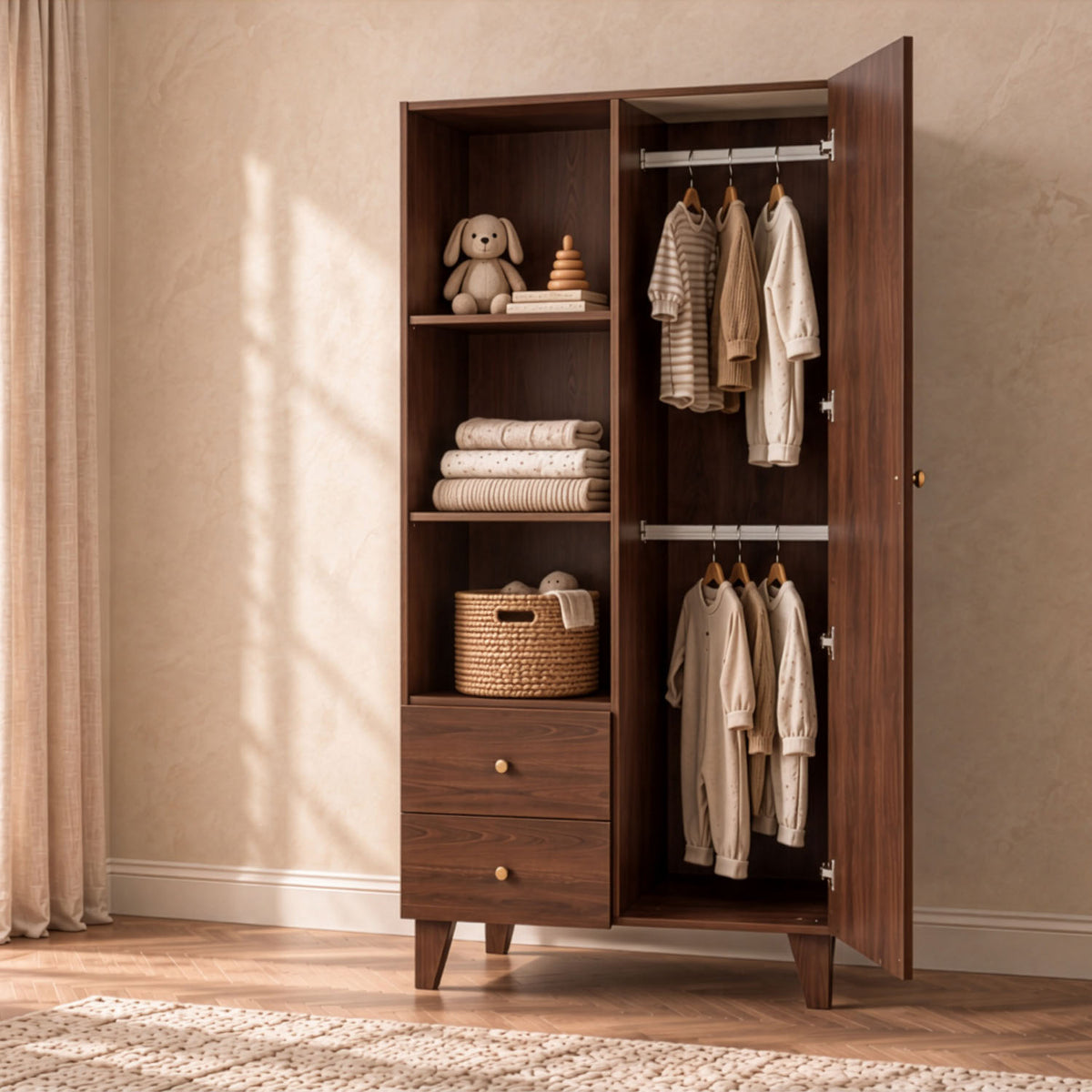 walnut_wardrobe_nursery_furniture_como_tutti_bambini_kaliedy
