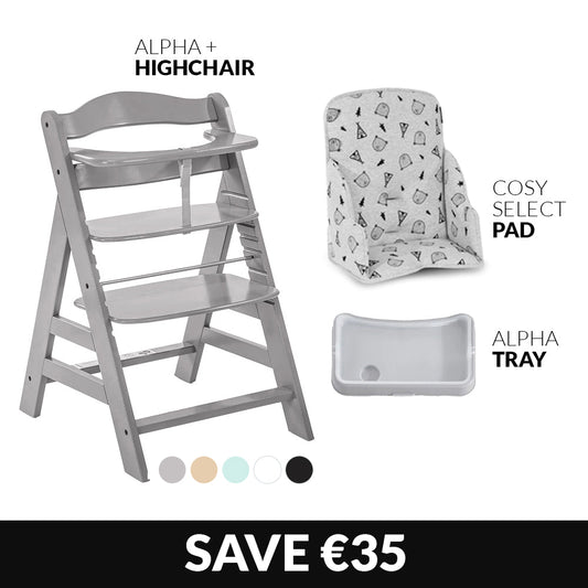 Feeding and weaning wooden highchair kaliedy