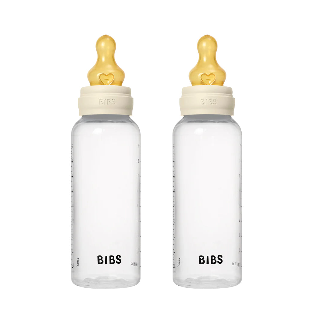 Baby BPA-Free PP Bottle Set 2pk Latex 270ml - Ivory