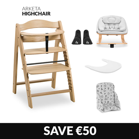 wooden highchair bouncer bundle grows with your child kaliedy