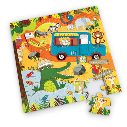 Safari Zoo 36 Piece Floor Jigsaw Puzzle