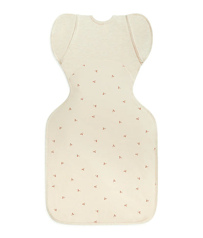 Swaddle Up™ Stage 2 Transition Bag Stretch Cotton Fleece 1.5 Tog - Oatmeal Twigs
