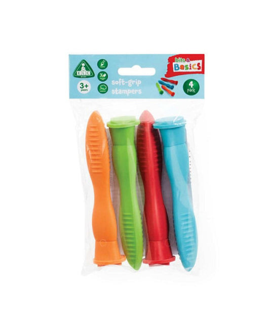 Soft Grip Geo Stampers 4 Pk