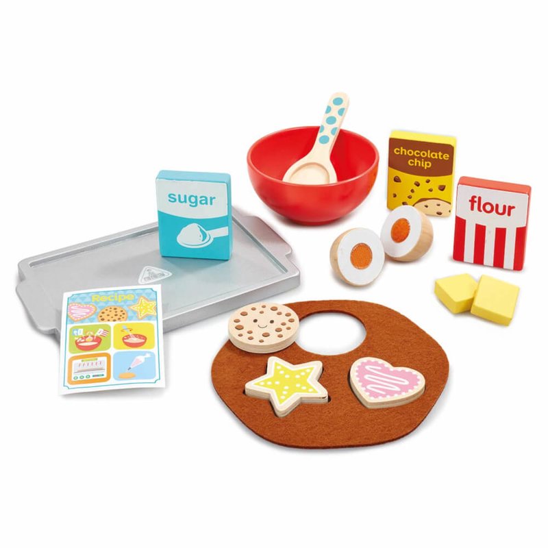 Wooden Cookie Baking Set