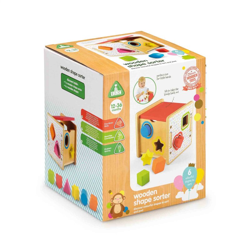 Early Learning Centre Wooden Shape Sorter Kaliedy