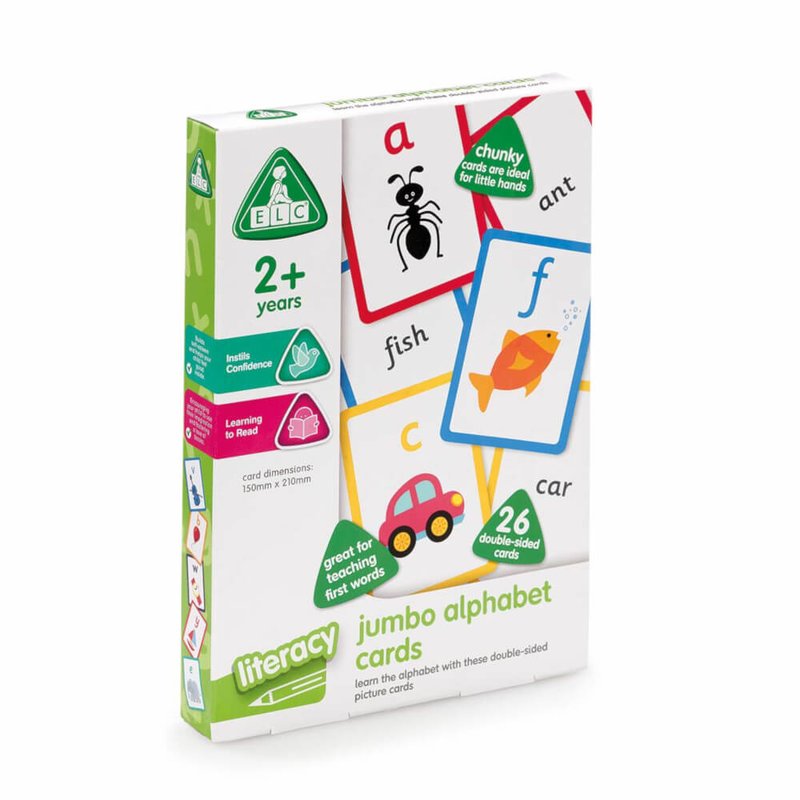 Jumbo Alphabet Lower Flash Cards