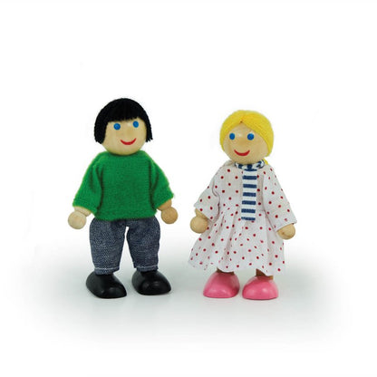 Deluxe Rosebud Dolls House with Furniture