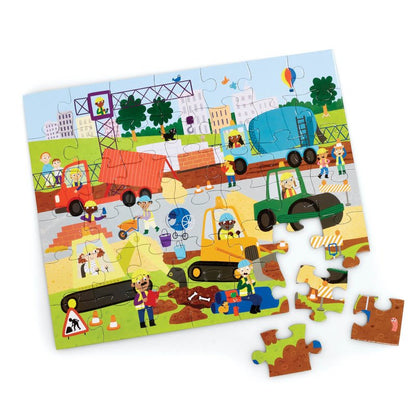 Construction 42 Piece Jigsaw Puzzle