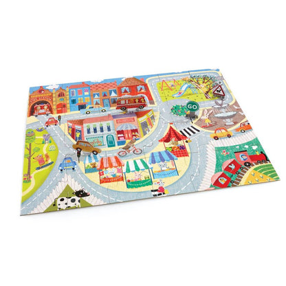 Busy Town 24 Piece Floor Jigsaw Puzzle