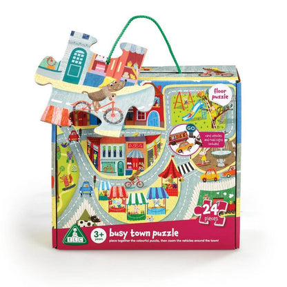 Busy Town 24 Piece Floor Jigsaw Puzzle