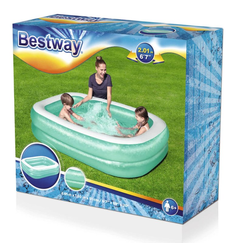 Rectangle Family Pool 4.9ft Styles Vary