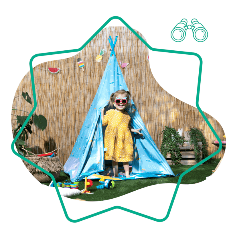 Anti-UV UPF 50+ Tipi - Jungle