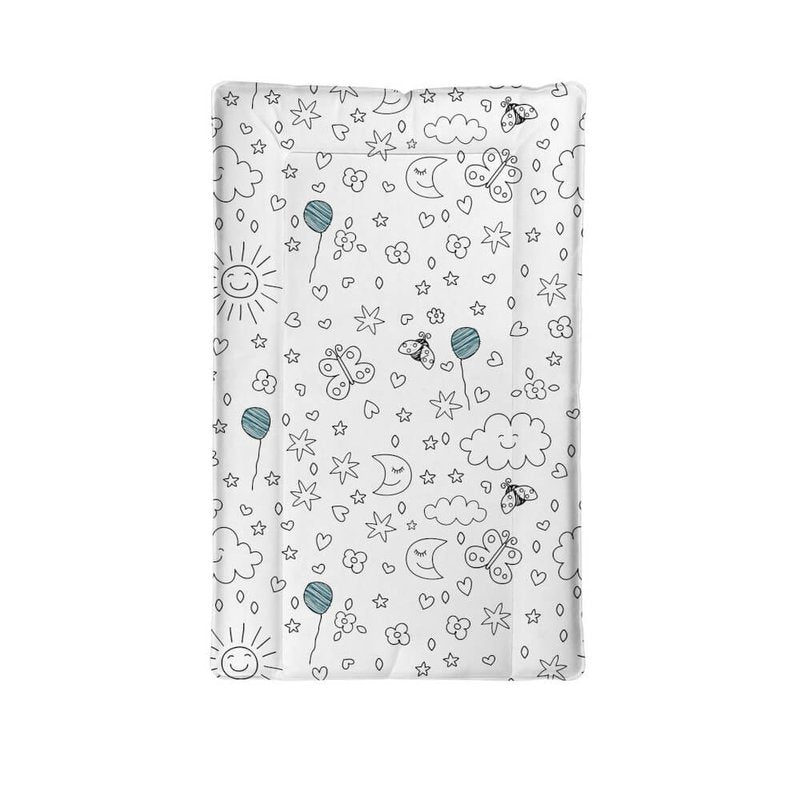 Warm Feel Change Mat - Big World (Blue)