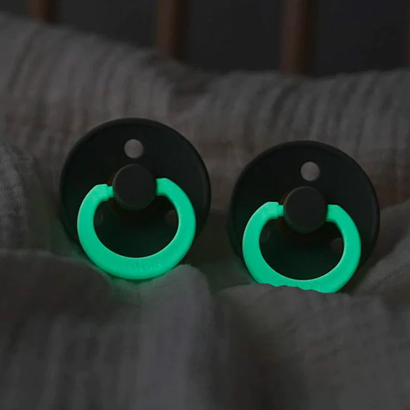 Latex Glow Round Soother 2pk Sage/Cloud