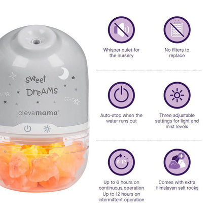 ClevaPure™ Salt Lamp & Night Light