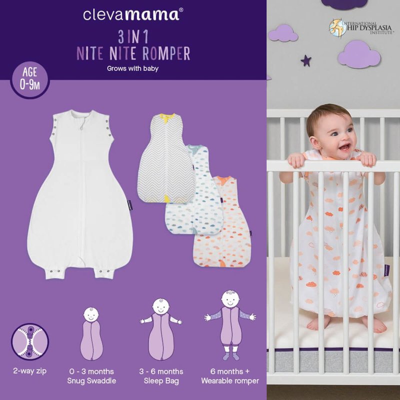 3 in 1 Romper & Sleeping Bay 2.5Tog - Pink