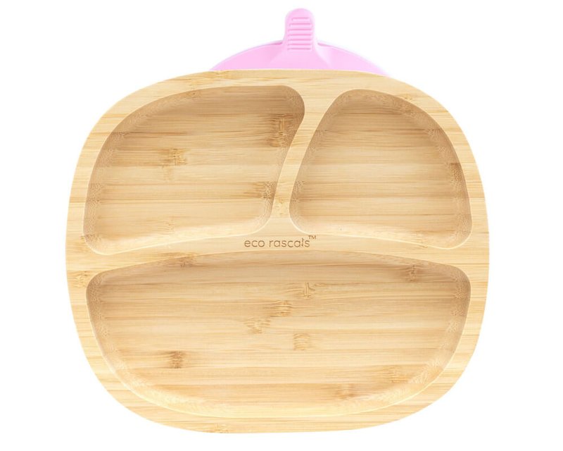 Bamboo Rectangle Plate - Pink