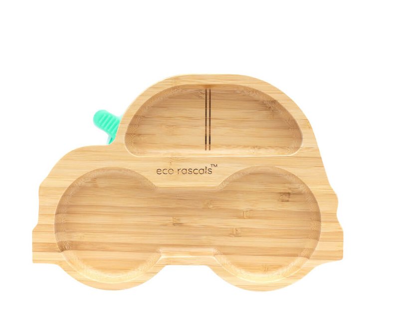 Bamboo Car Suction Plate - Green