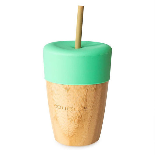 Large cup & Two Straws - Green