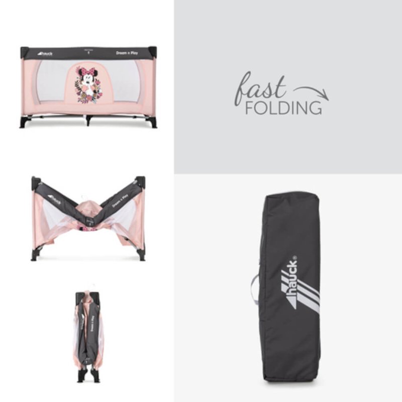 Dream N Play Travel Cot - Minnie Sweetheart