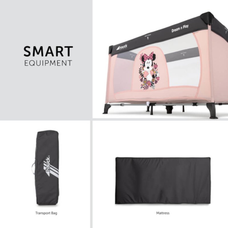 Dream N Play Travel Cot - Minnie Sweetheart