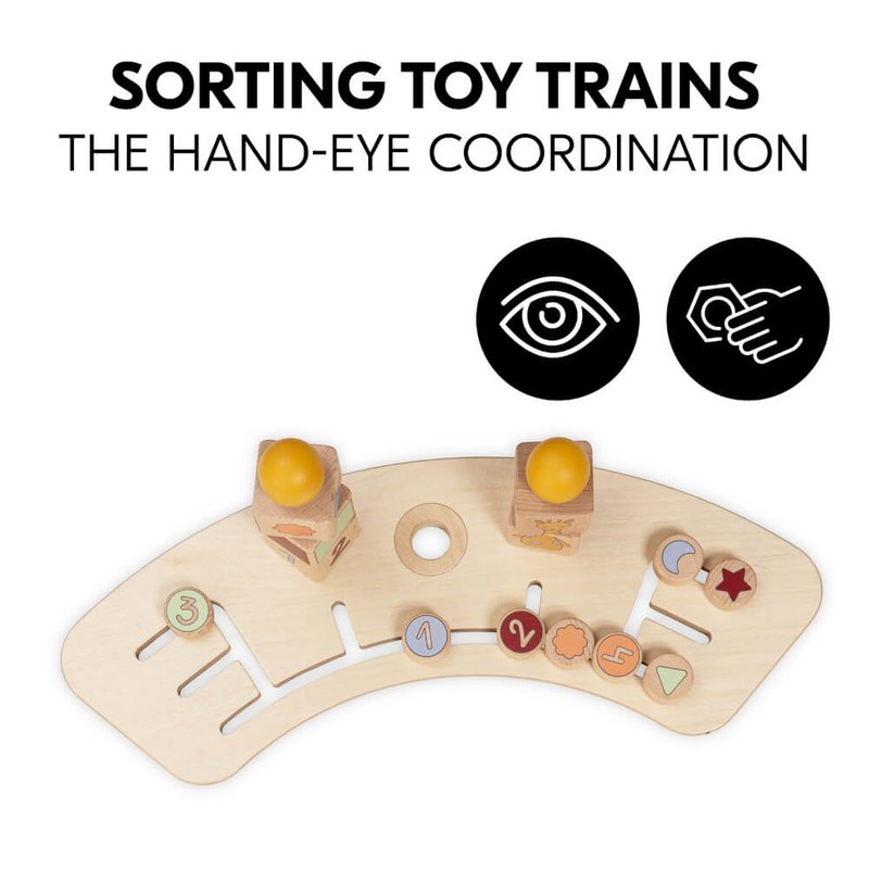 Alpha Tray & Sorting Wooden Playset