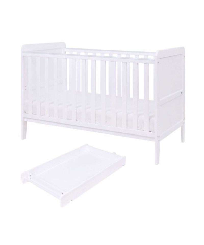 Rio Cot Bed with Cot Top Changer & Mattress