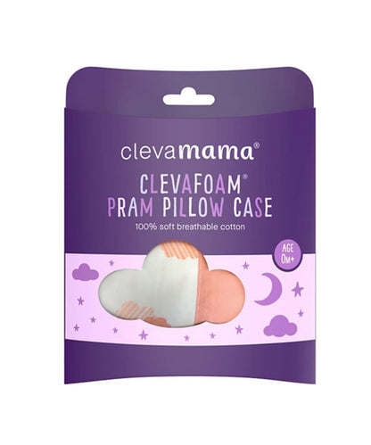 Pram Pillow Case - Coral