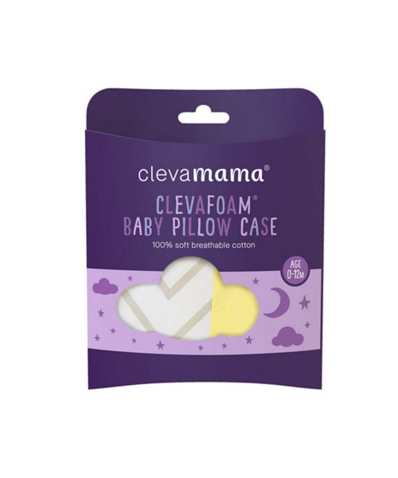 Baby Pillow Case 2pk - Grey