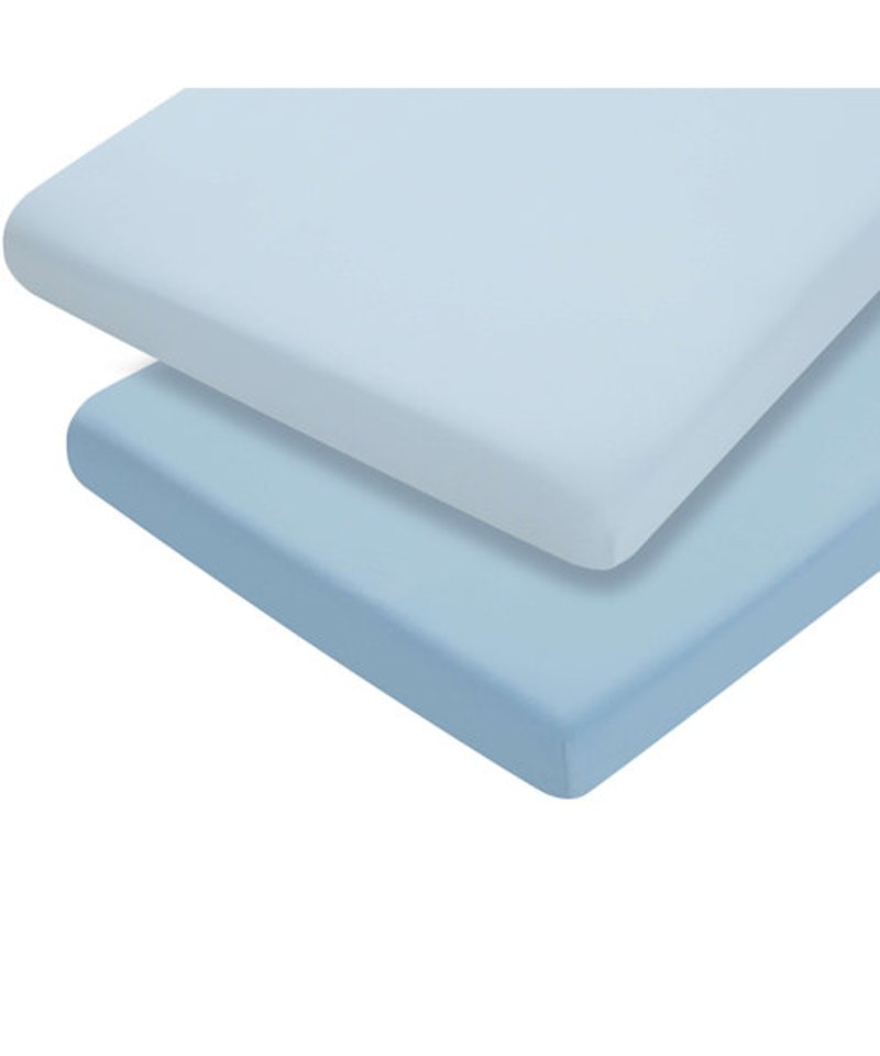 Fitted Cot Sheets 2pk - Blue