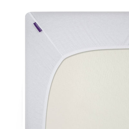 Travel Cot Sheets 2pk - White