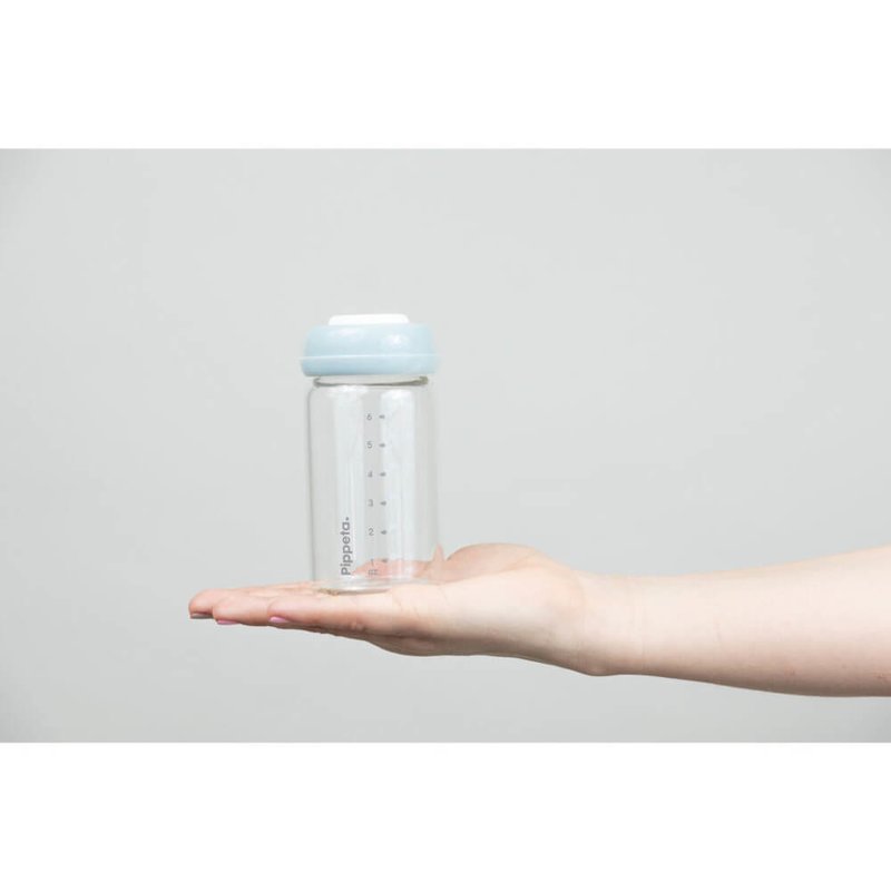 Milk Storage Glass Bottles 4pk, Teats & Lids