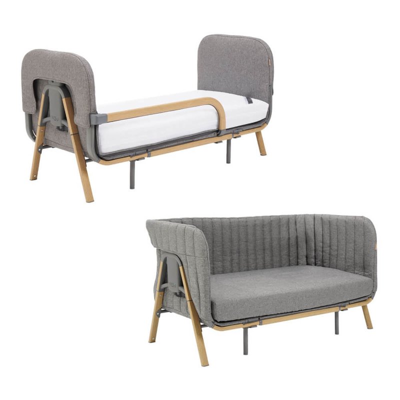 CoZee XL Complete Package Birth to +4yrs - Oak & Charcoal