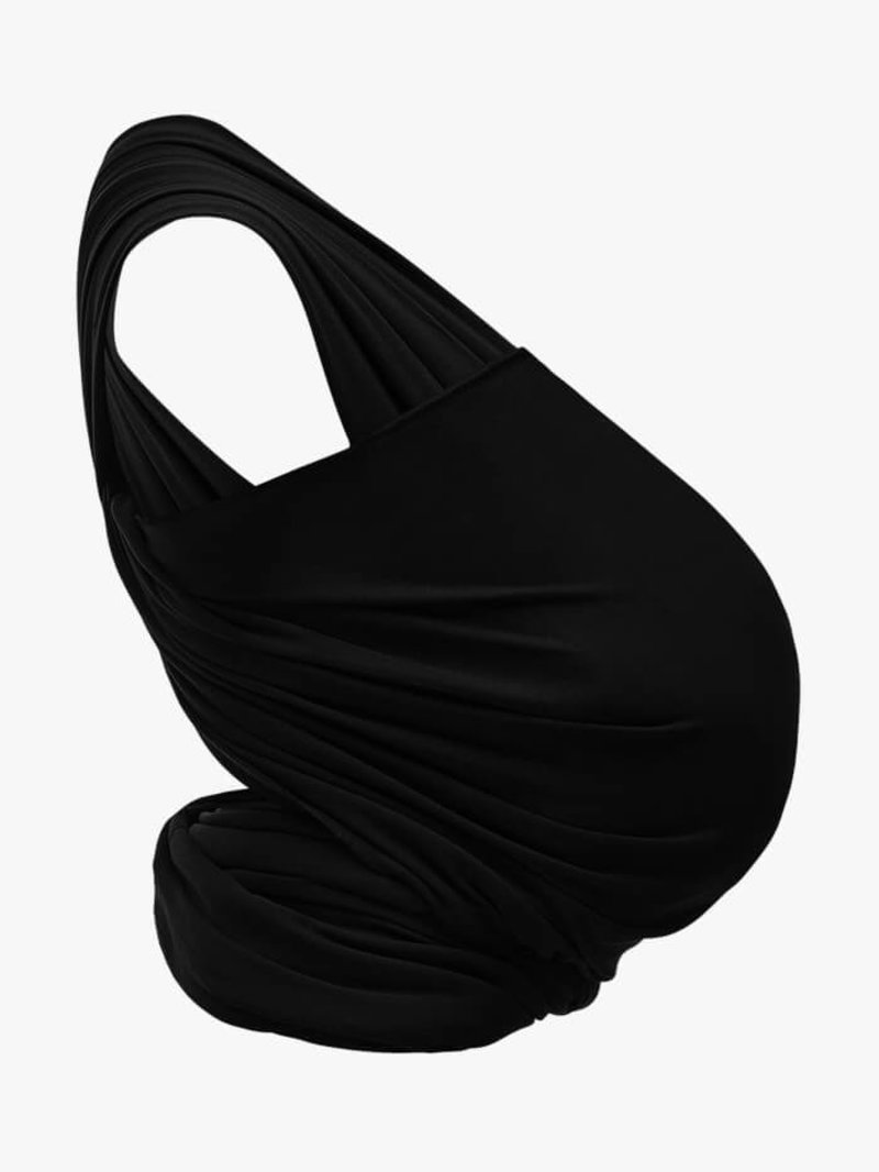 Stretchy Tencel Wrap - Ebony