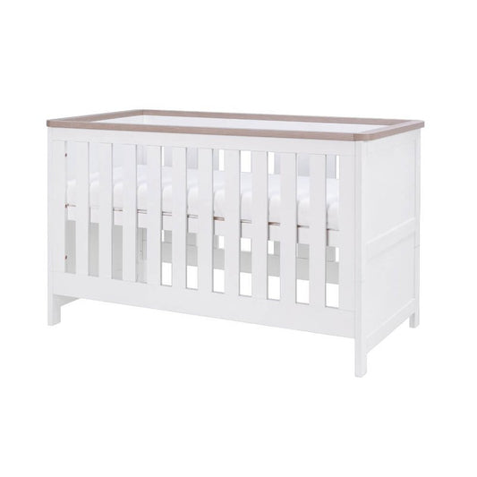 Verona Cot Bed - White & Oak